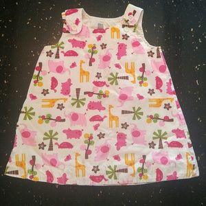 Baby gap safari animal dress